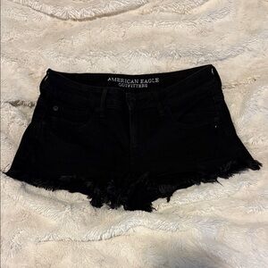 American Eagle Outfitters Black Jean Shorts